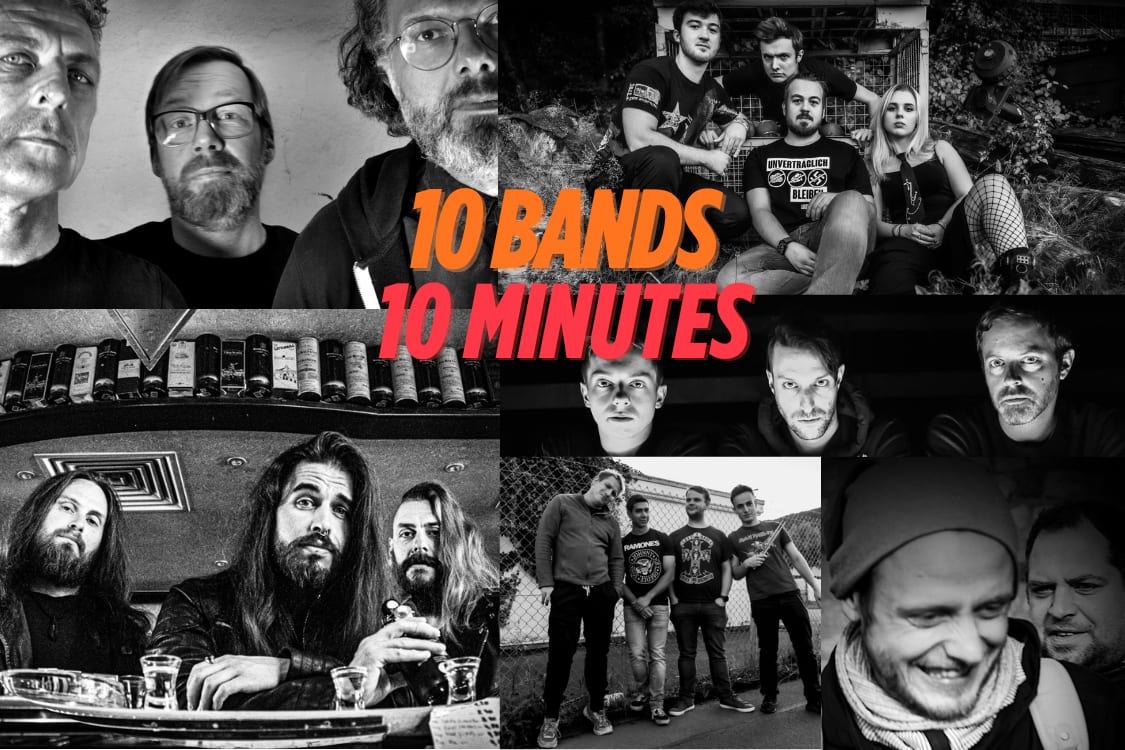 10 Bands 10 Minutes Collage Website